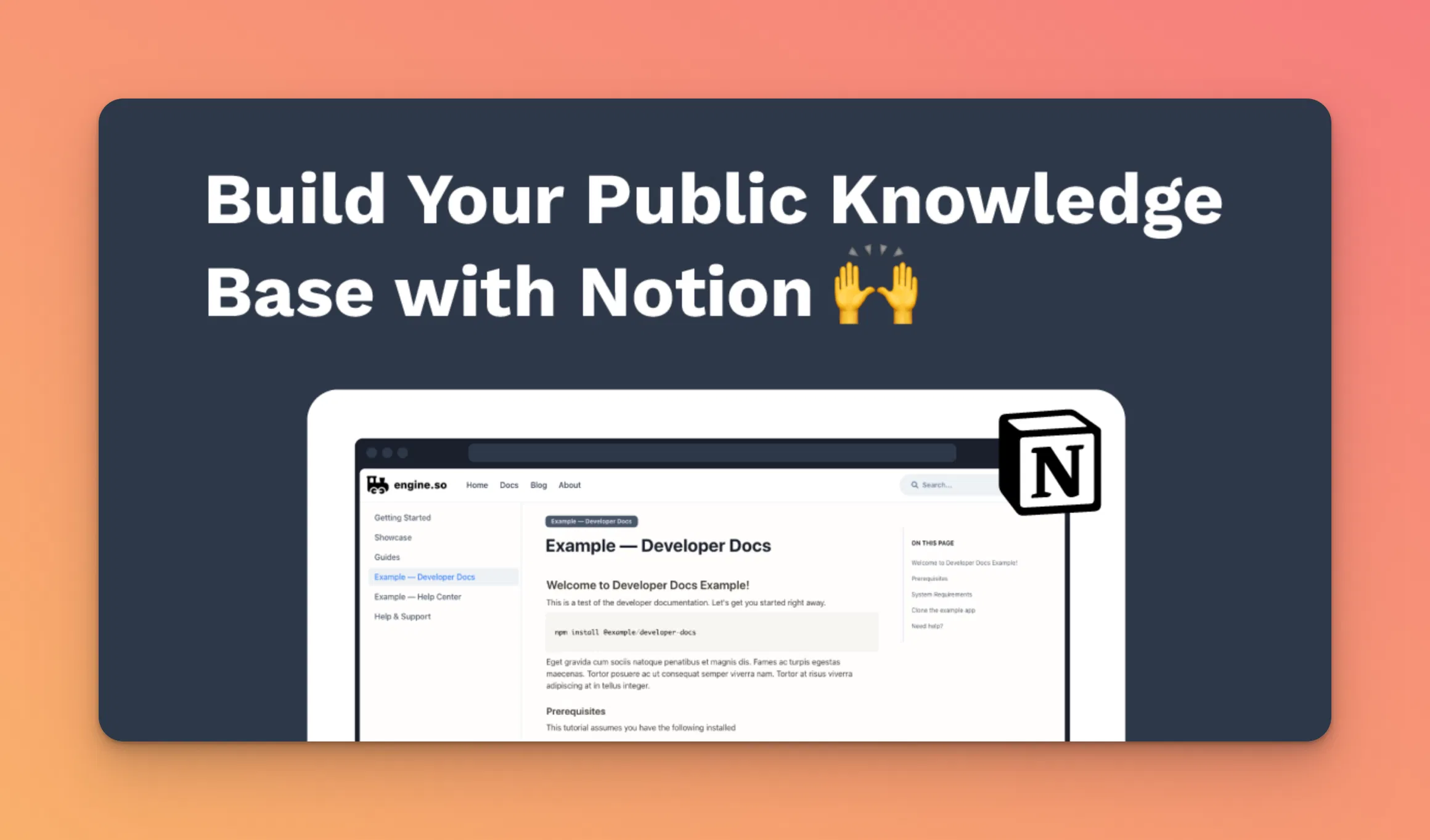 Engine.so – SaaS Addon Tool for Notion